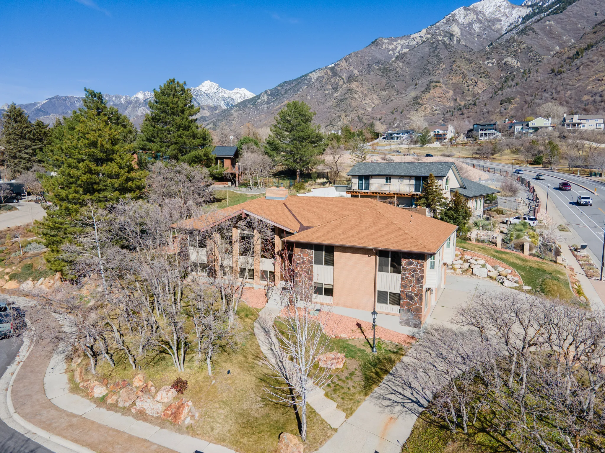 View of mountain backdrop