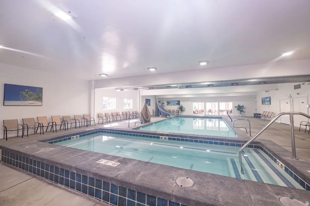 View of indoor community pool