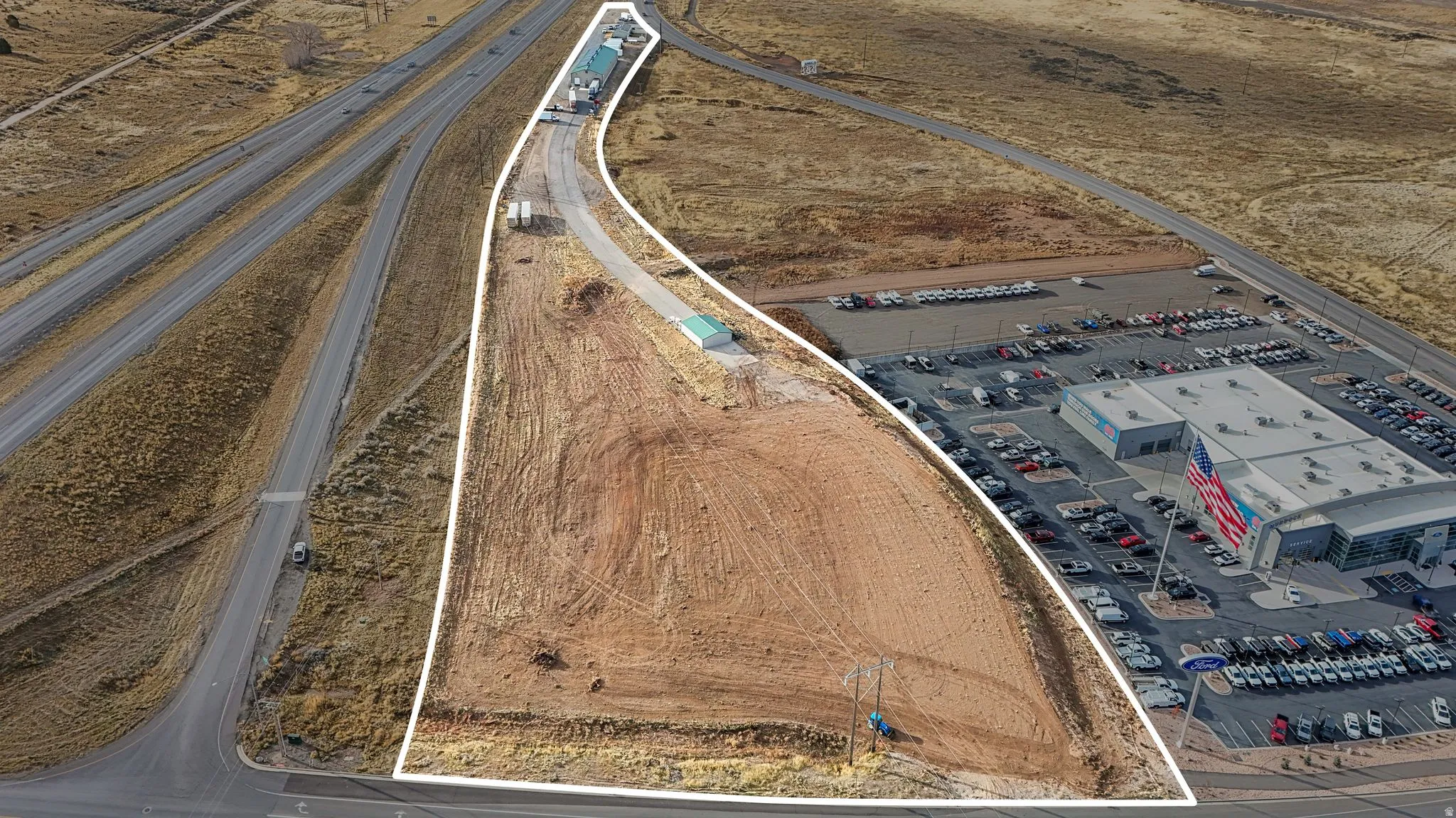 Map of property location featuring property parcel outlined