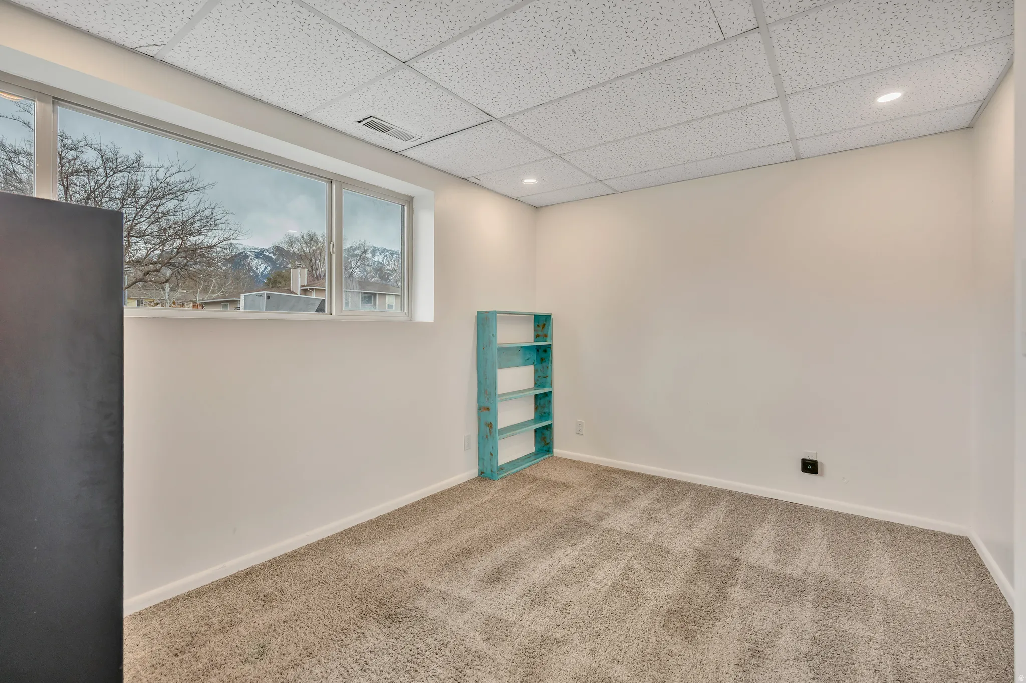 Large enough for a bedroom or living space