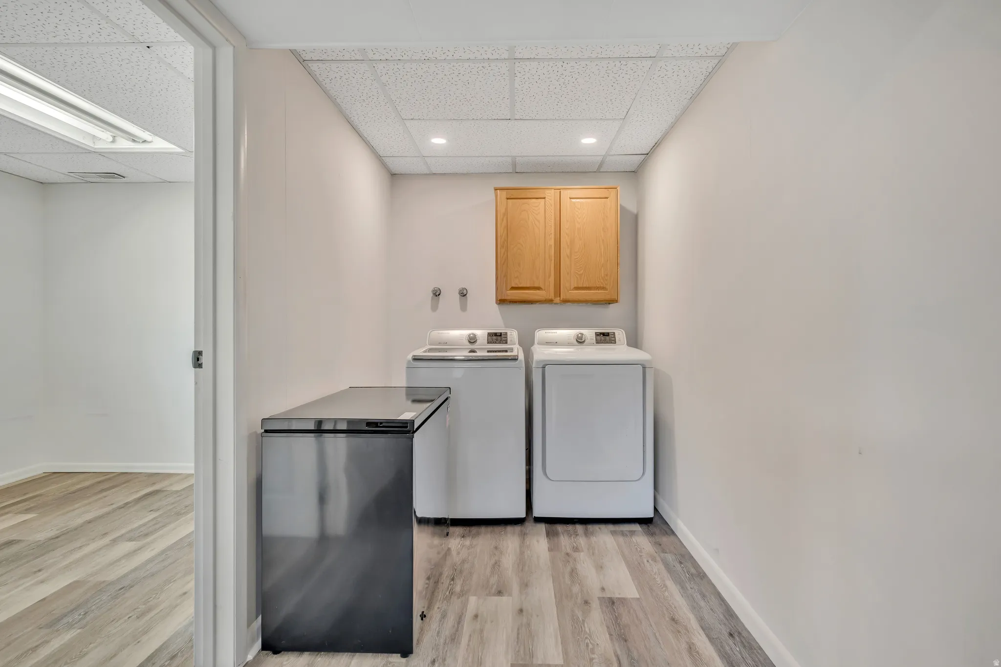 Washer & Dryer are includedChest freezer is excluded