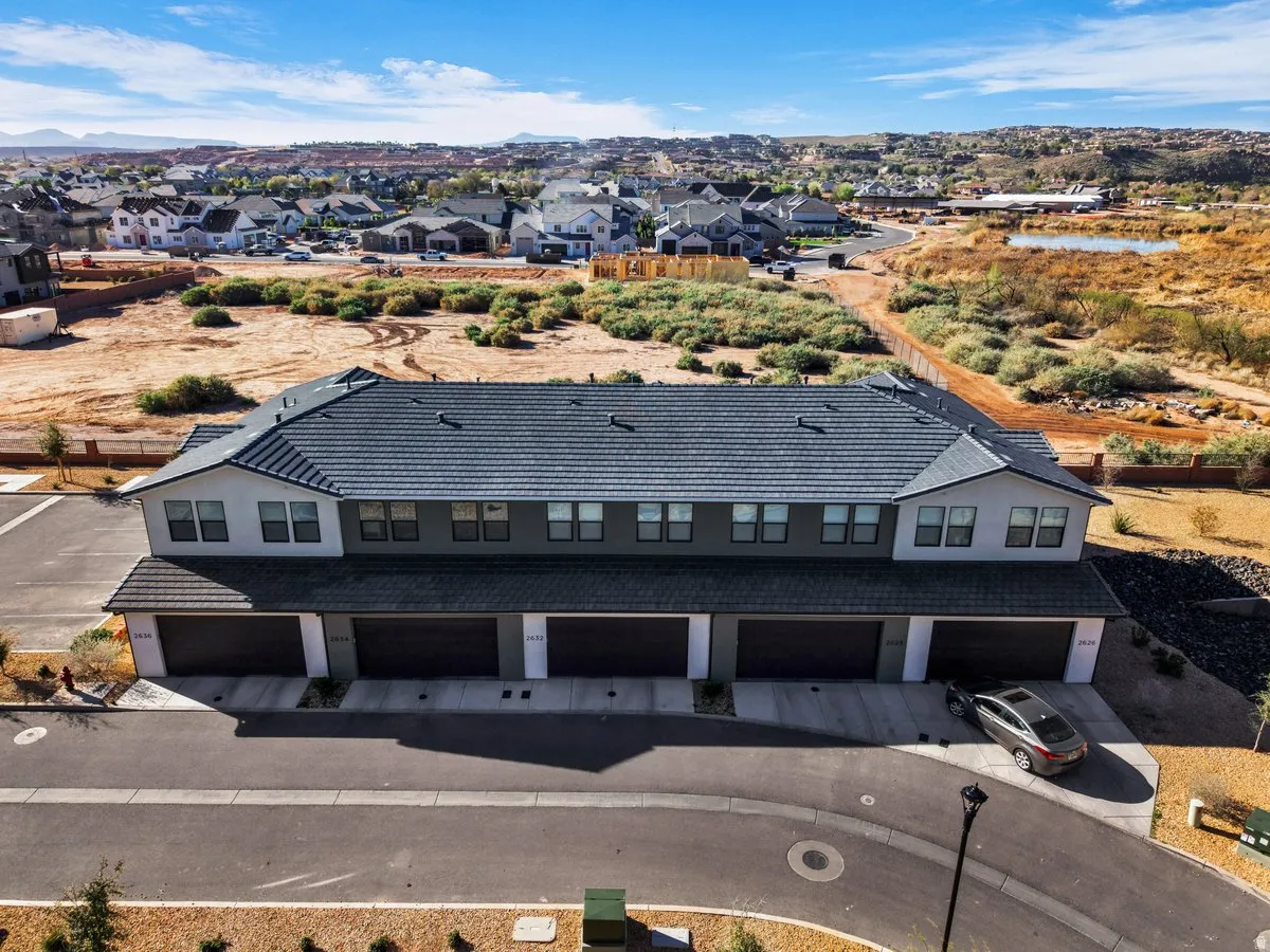 Bird's eye view of mountains