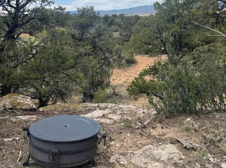 Second Fire pit on the bluff