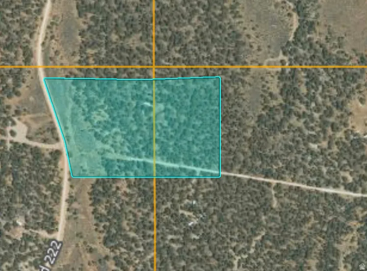 Map / location with property parcel outlined