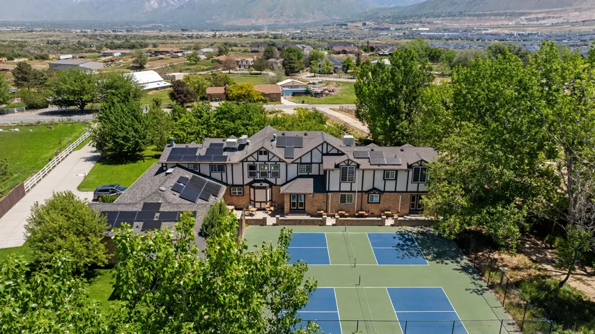 Drone / aerial view of mountains