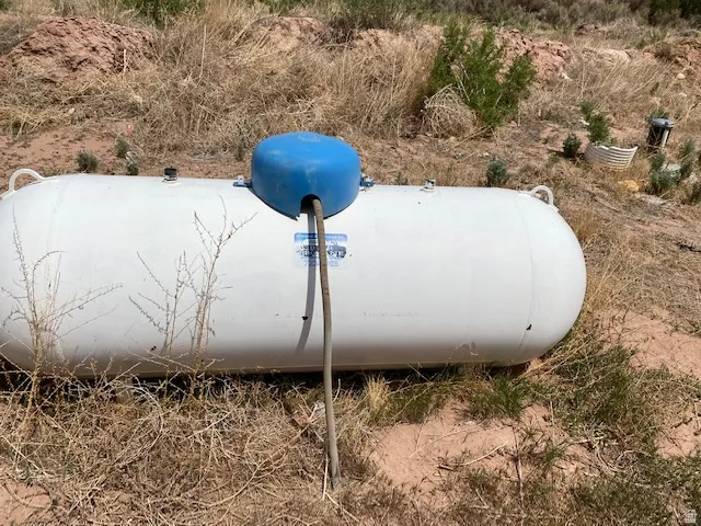 Exterior view of heating fuel tank