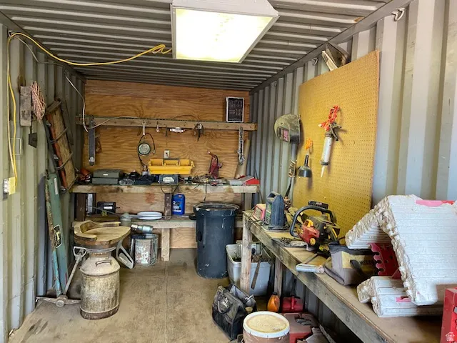 View of storage room