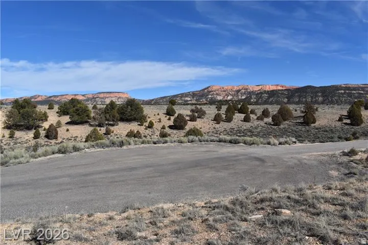 View of mountain background with a desert landscape