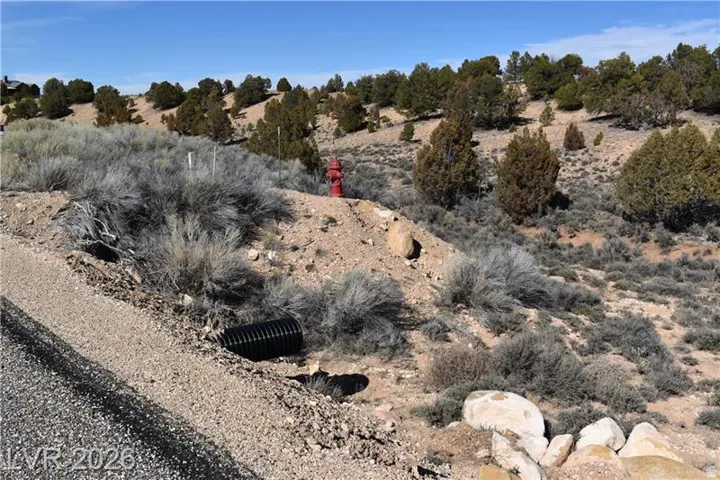 View of nature with a desert landscape