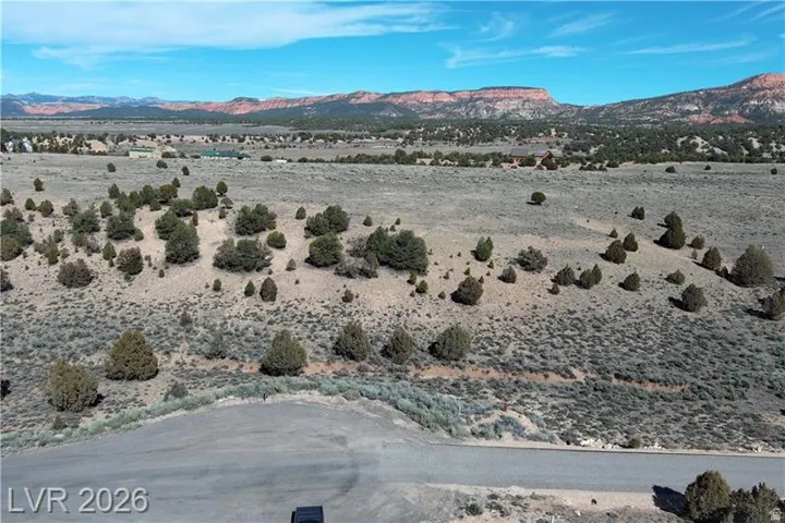 View of mountain background featuring a desert landscape and rural landscape