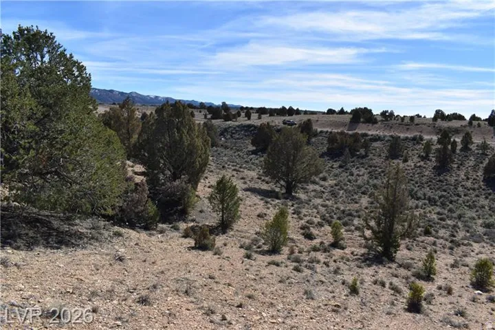 View of nature with rural landscape and a desert landscape