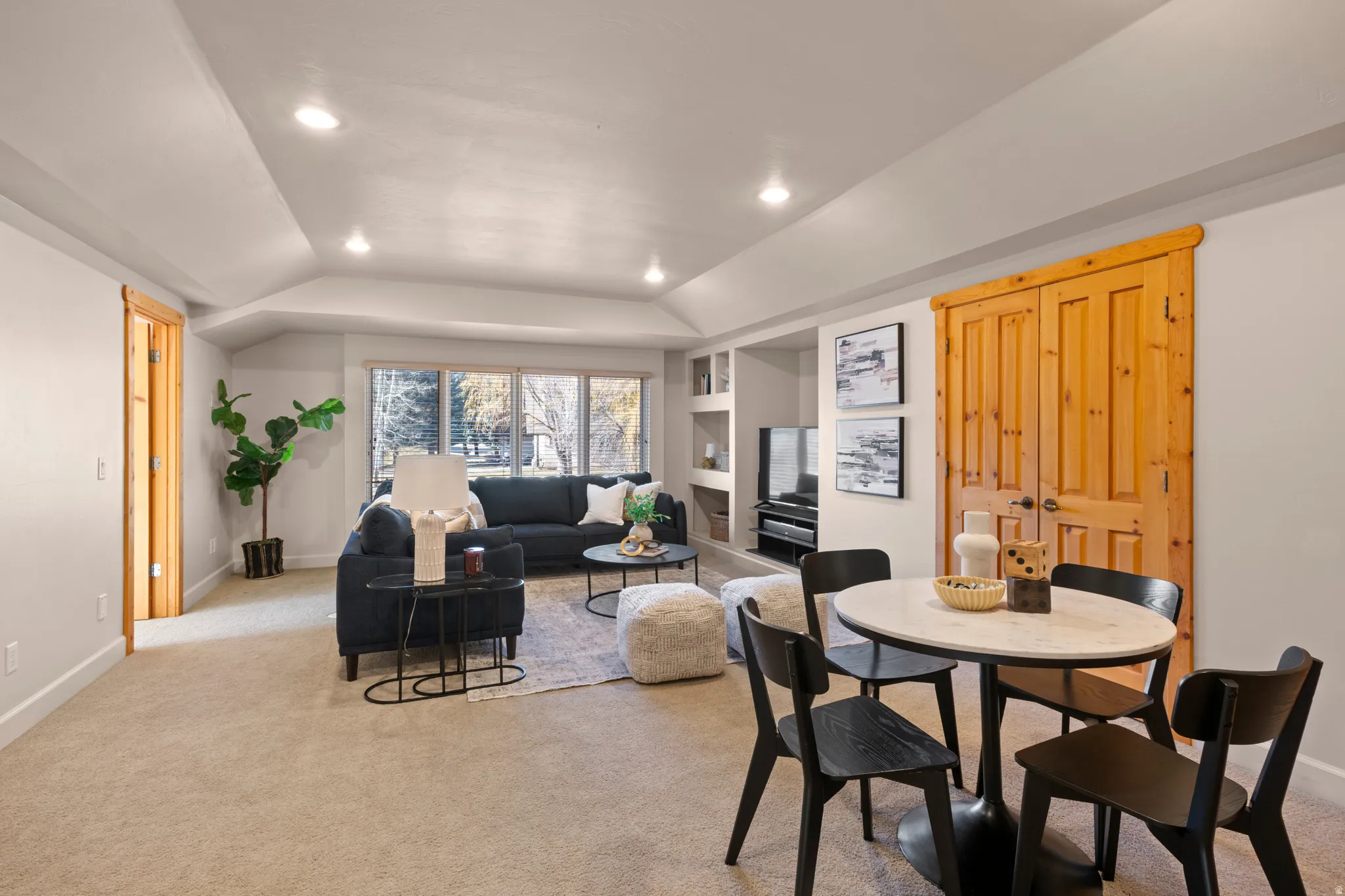 Spacious family room upstairs
