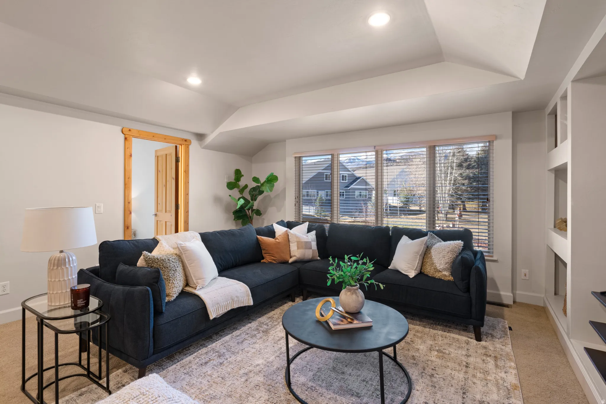 Spacious family room upstairs