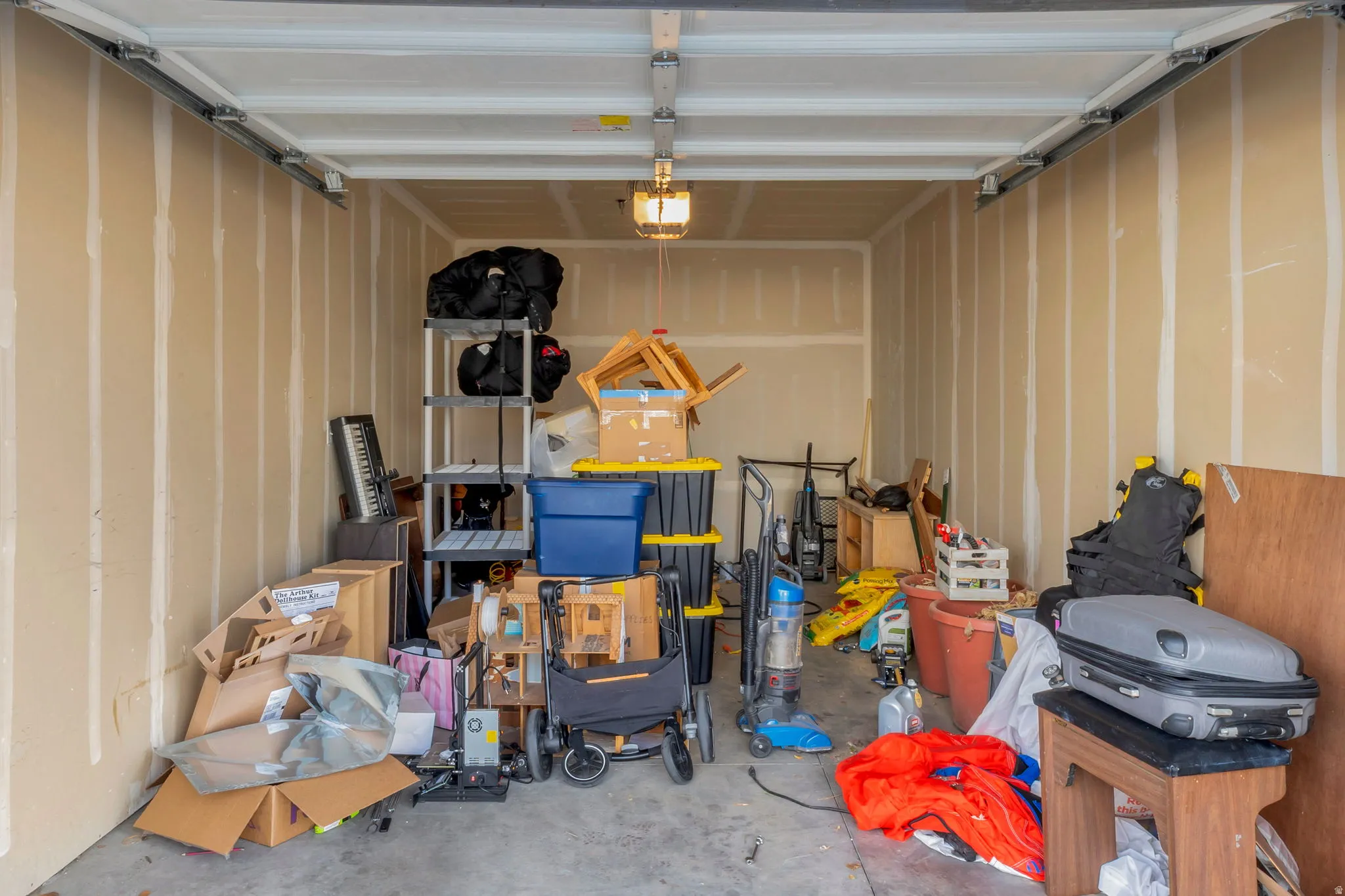 1 Car Garage with room for storage