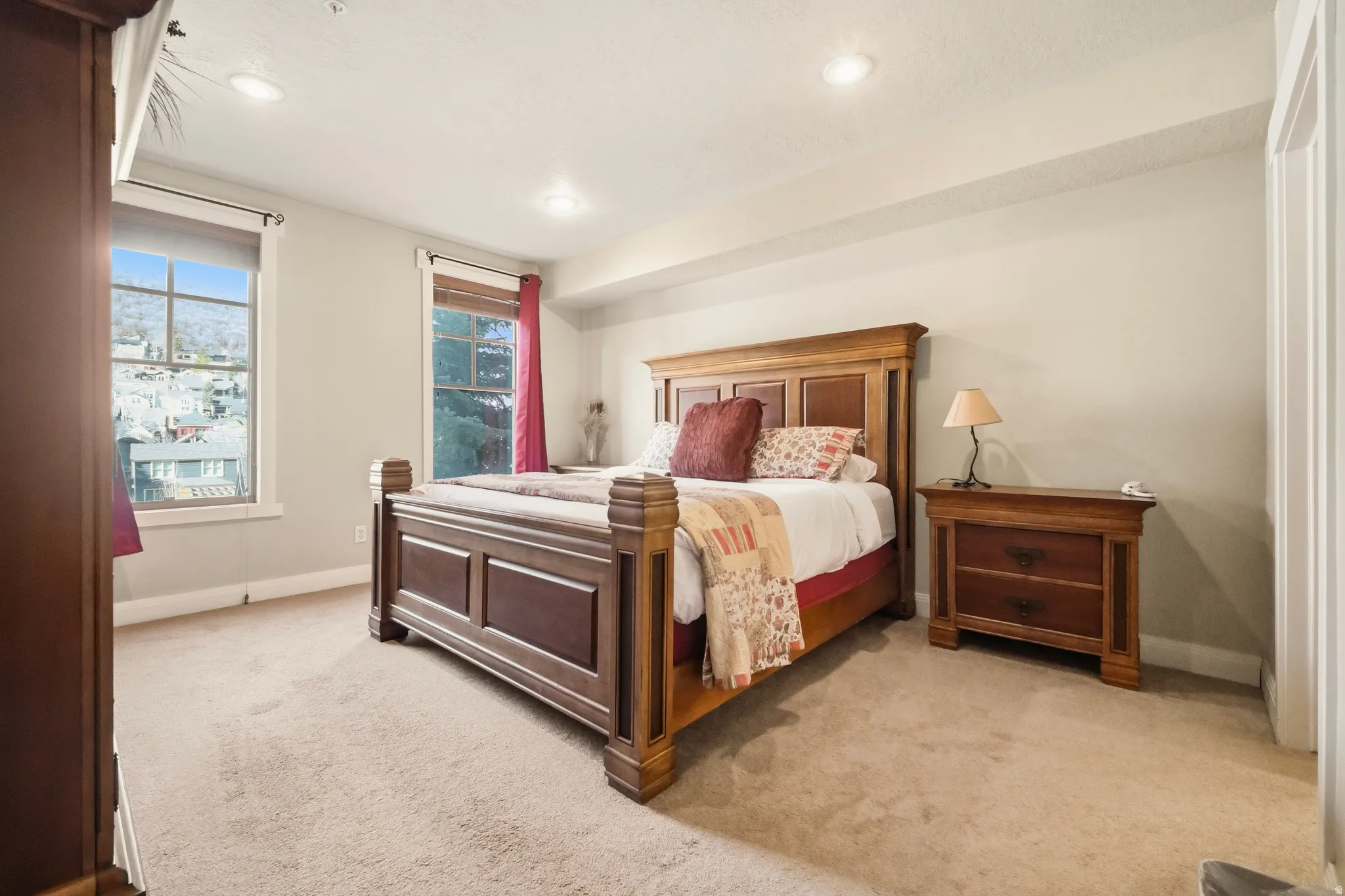 Primary Bedroom with Ski resort and Old Town Views
