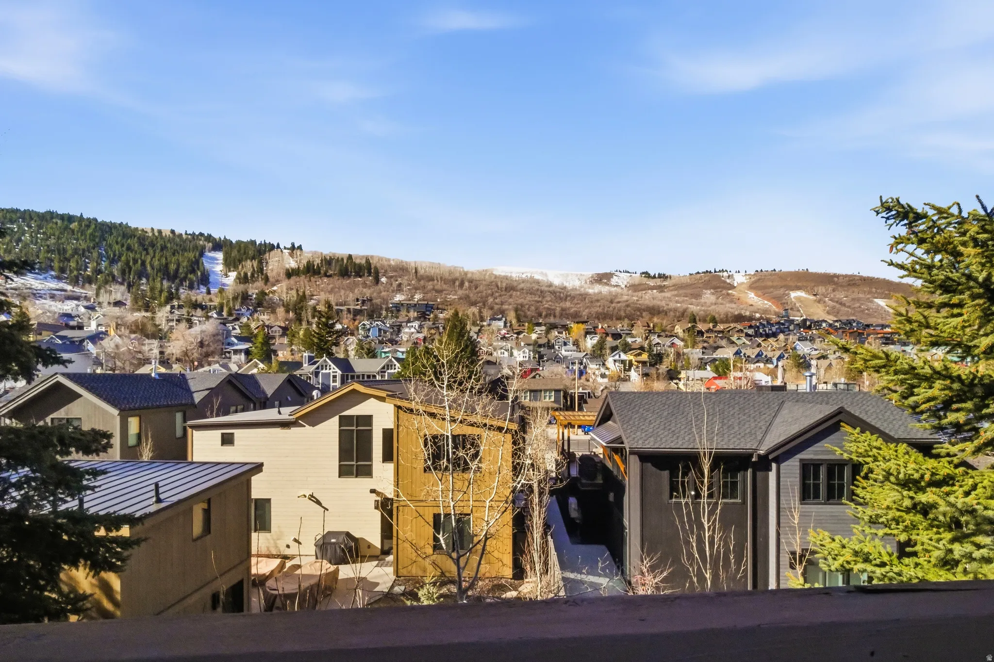 Ski Resort and Old Town Views
