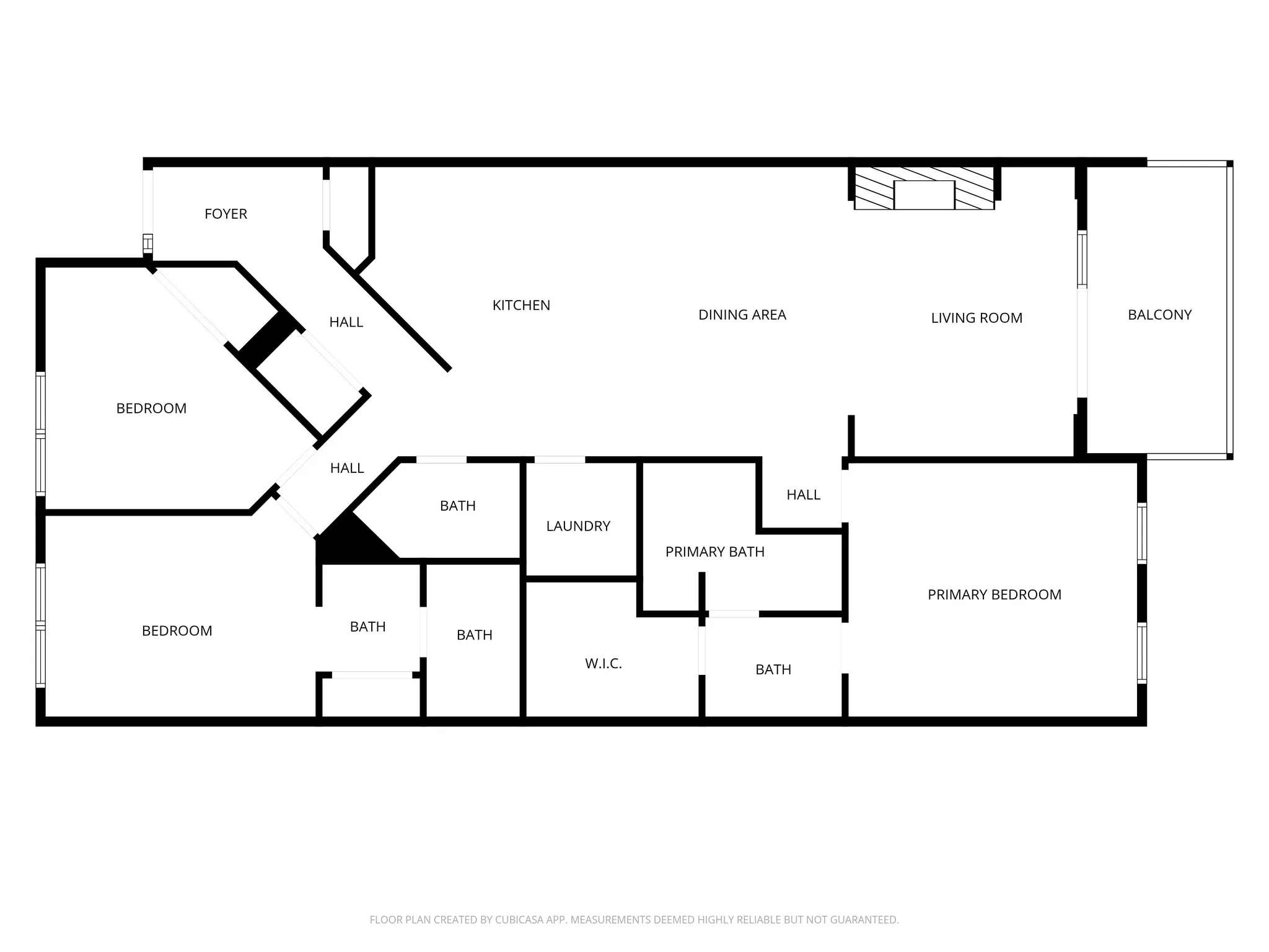 View of floor plan / room layout