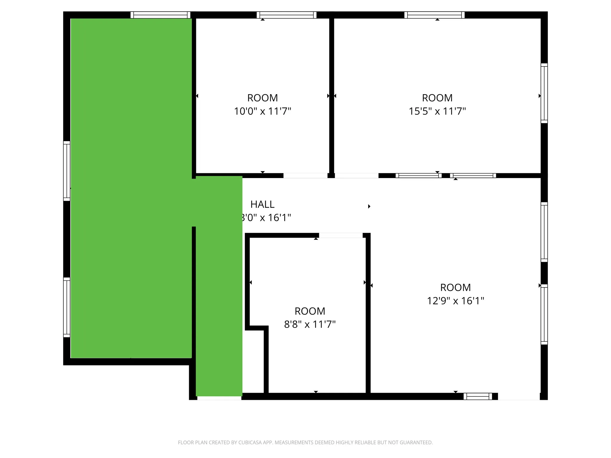 Available Space in Green