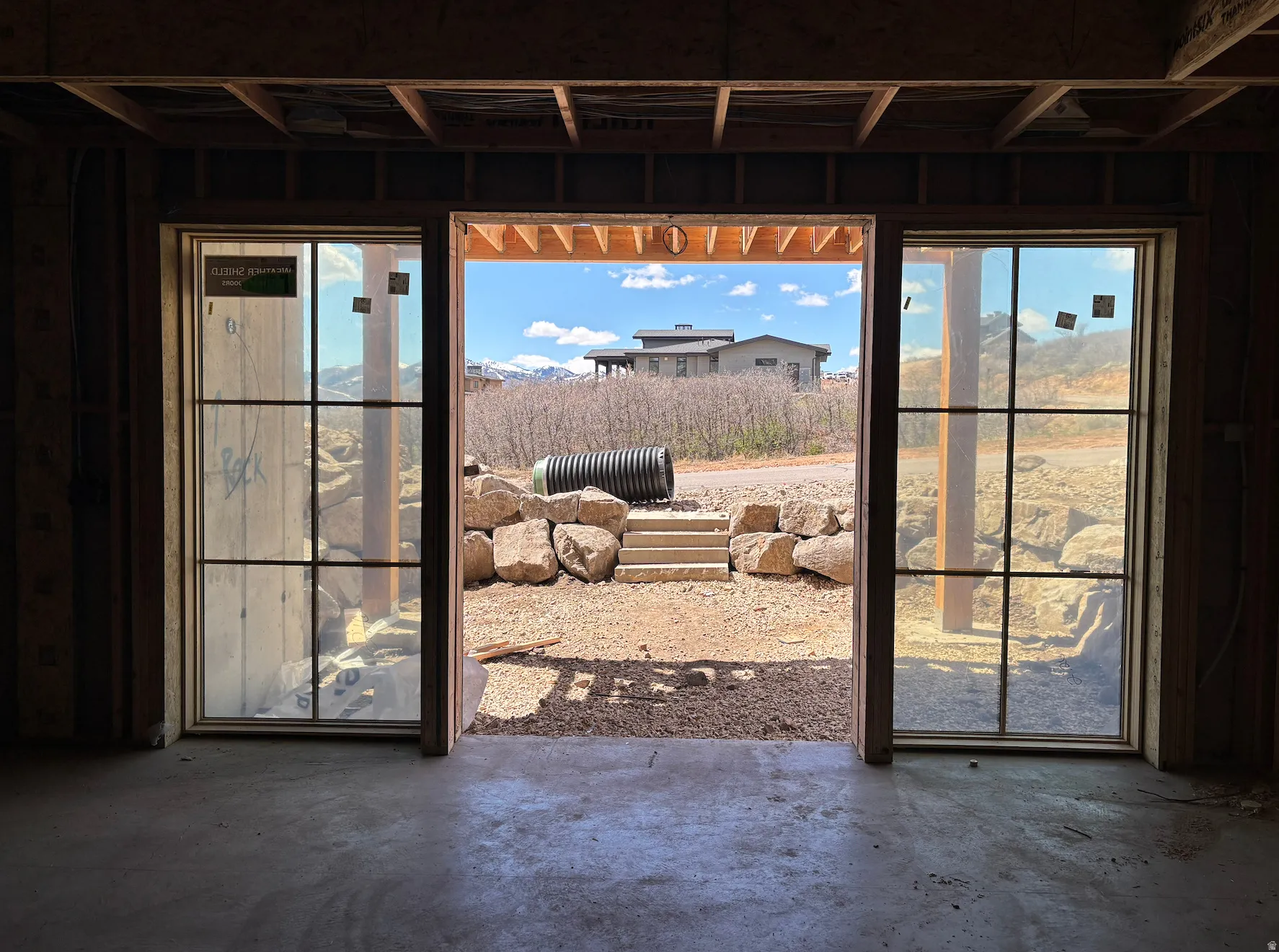 View from Basement doorway