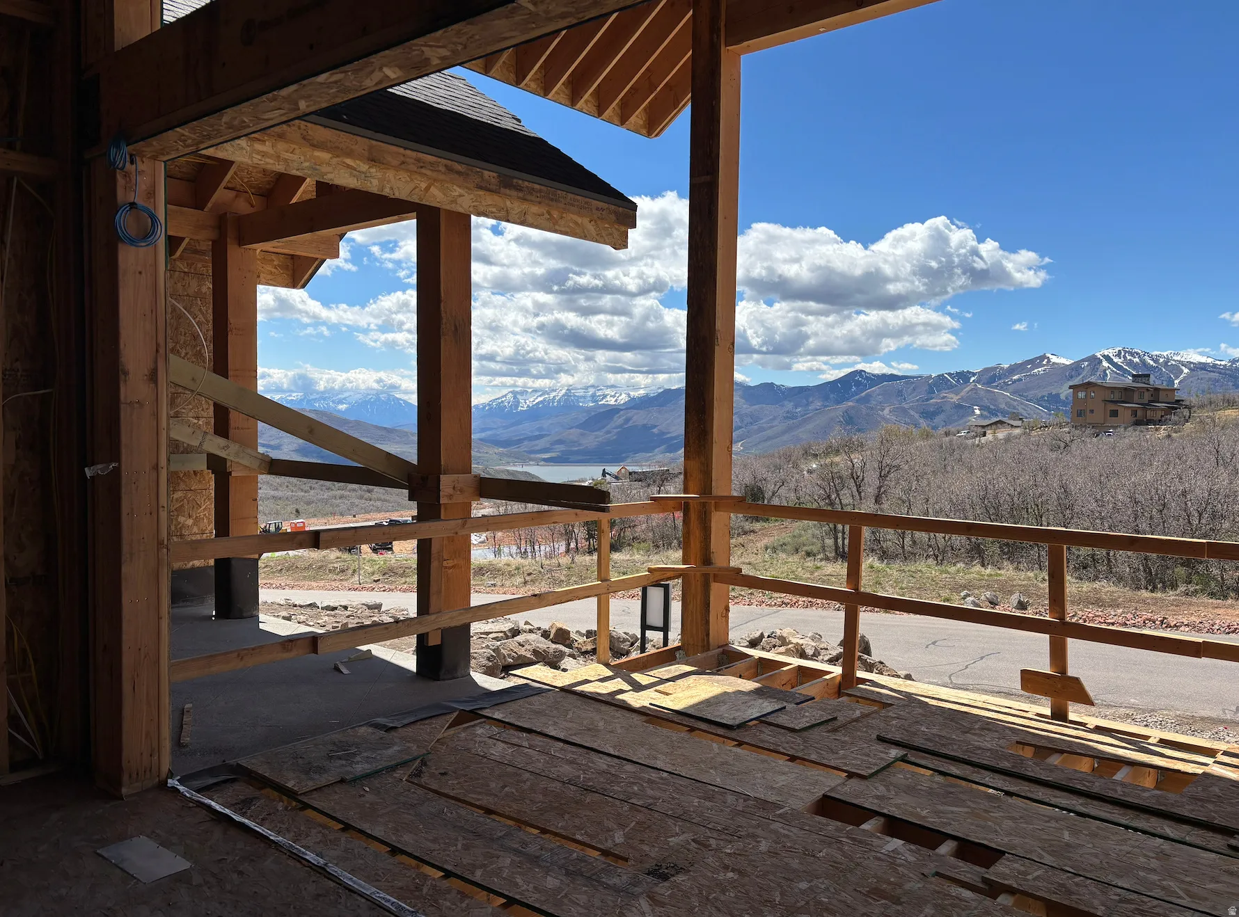 Front Deck view of Mount Timpanogos and Jordanelle Reservoir