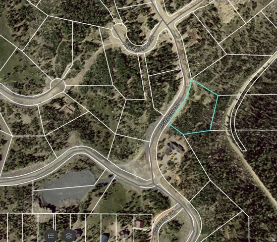 Map / location featuring property parcel outlined