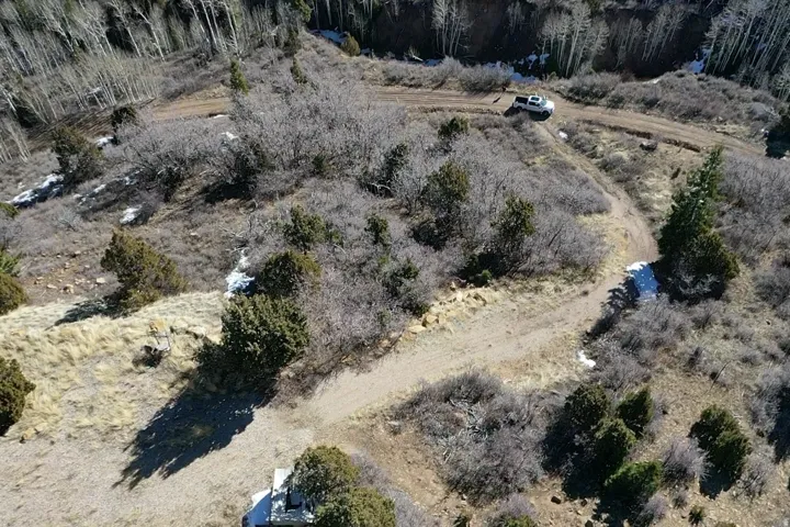 Aerial view of property's location