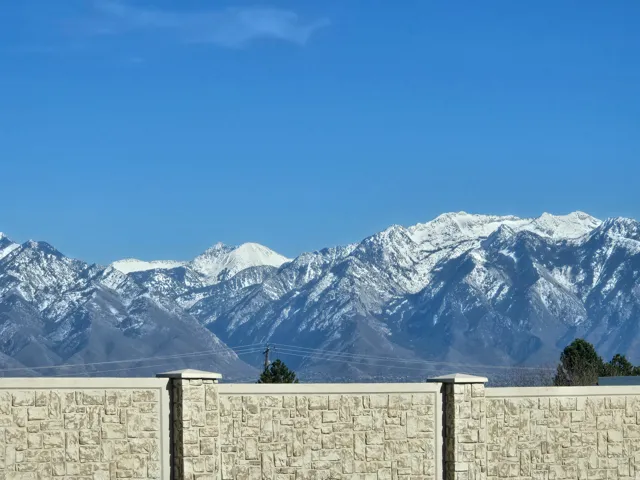 View of mountain backdrop