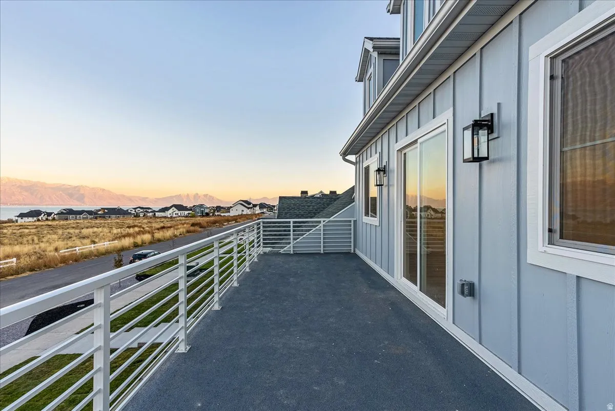 Balcony with a residential view