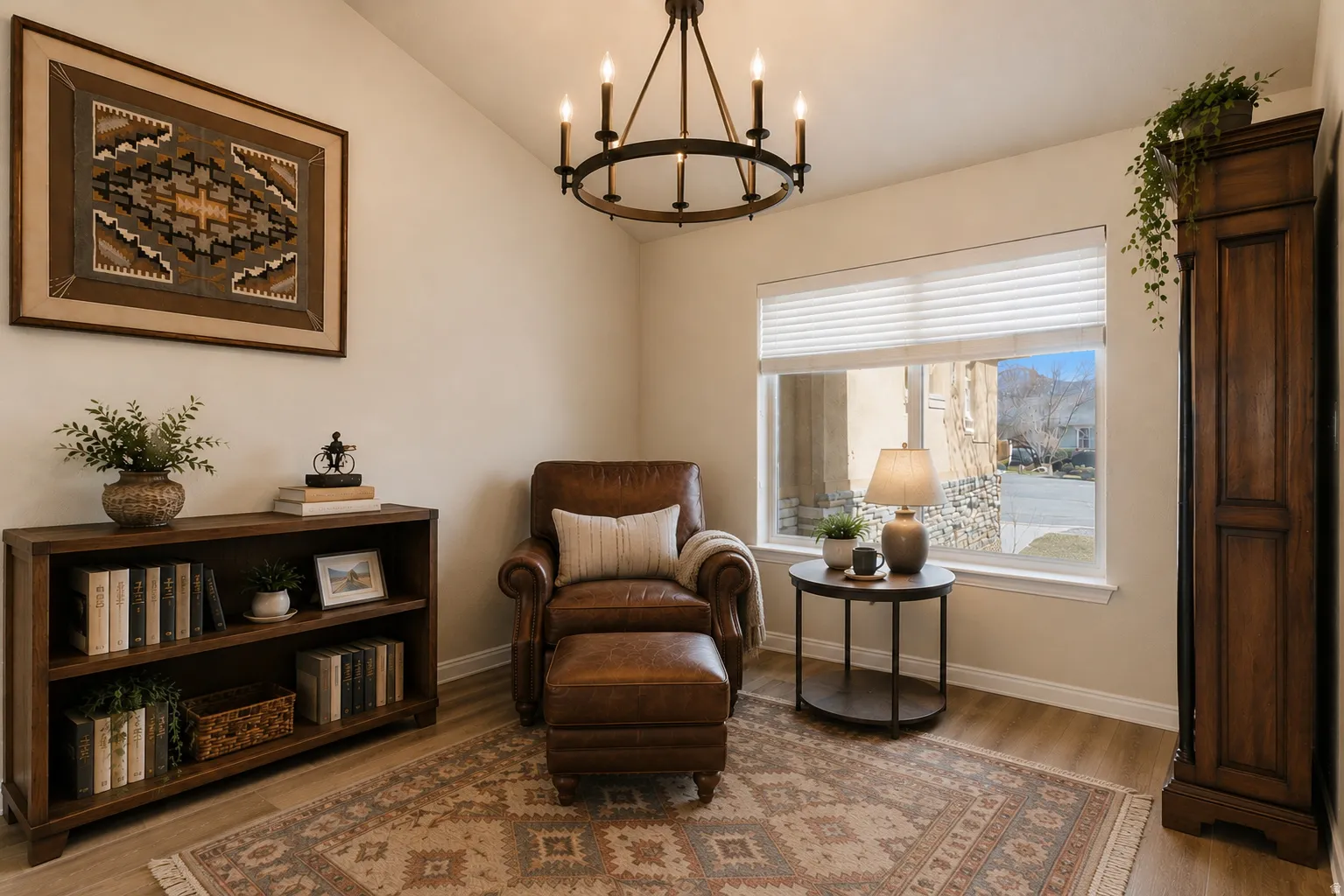 Ai enhanced—sitting room - dining- flex space-LVP Flooring