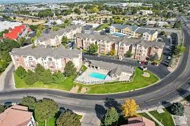 Aerial view of property's location