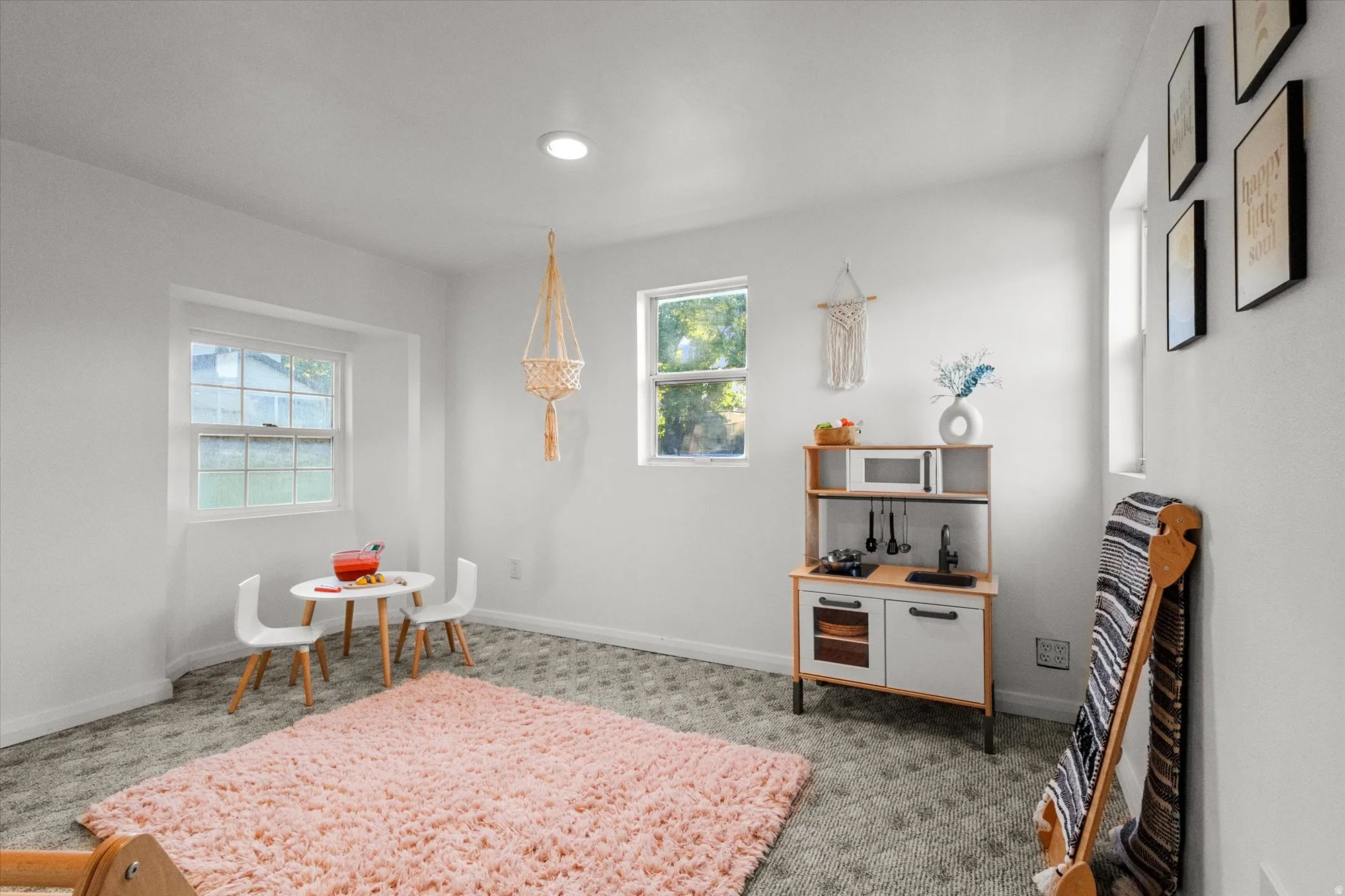 Interior of playhouse