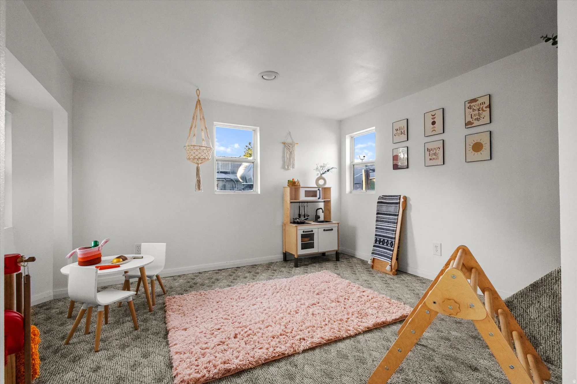 Interior of playhouse
