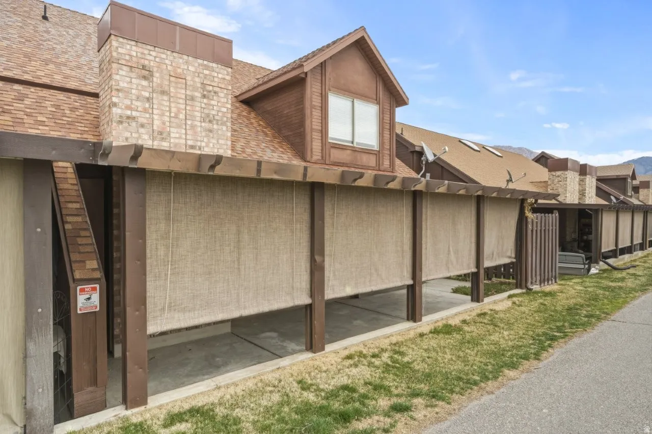 View of back of property Patio With Screens