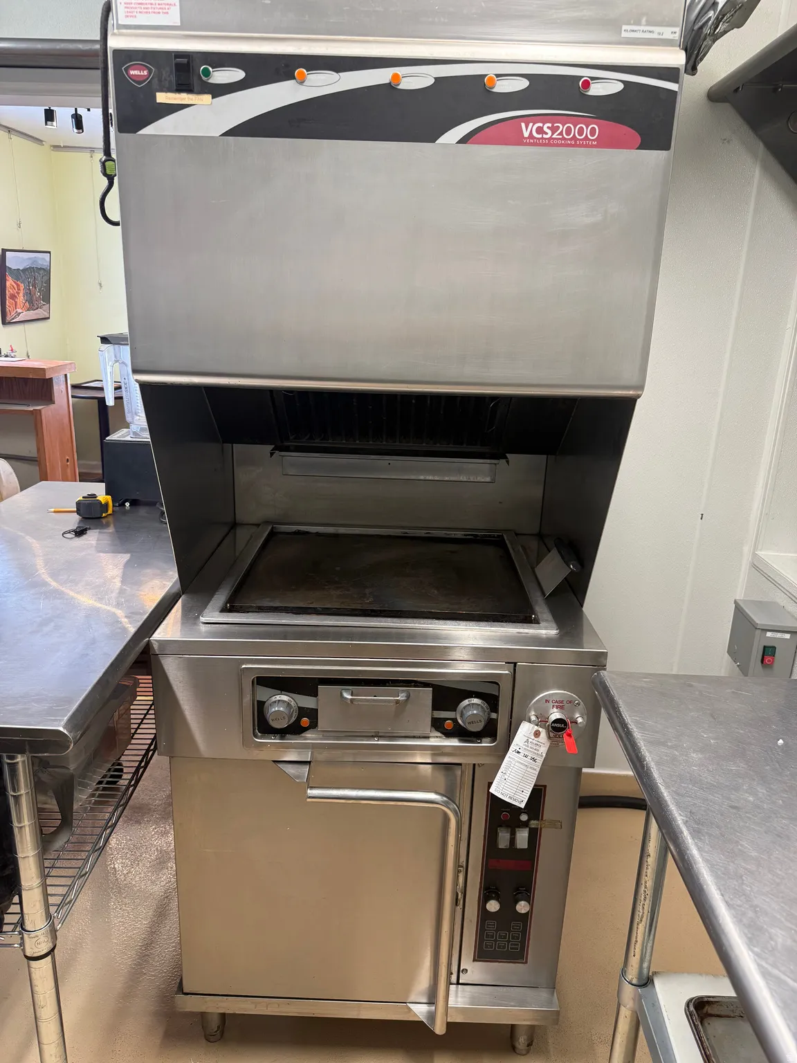 Wells VCS2000 ventless hood