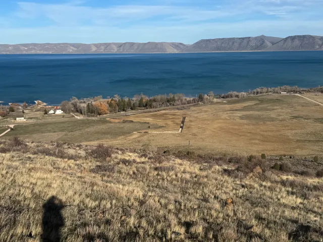 Water view with mountains
