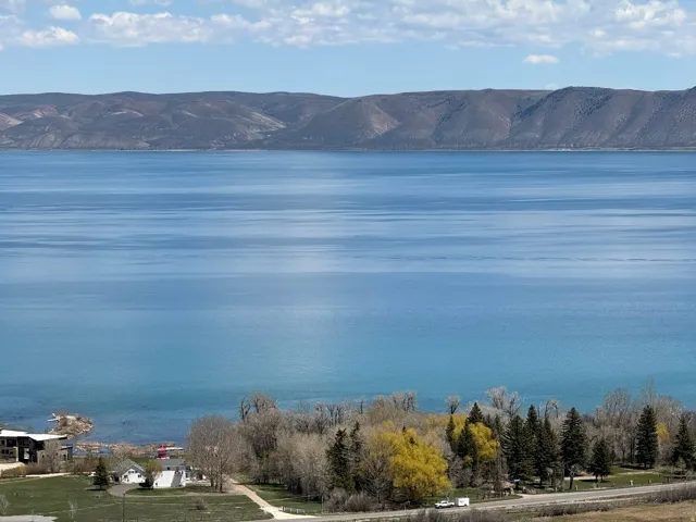 Water view with mountains