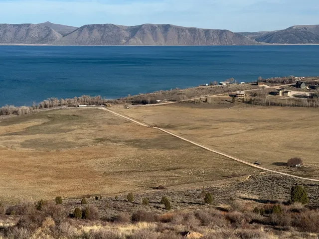 Water view featuring a mountainous background
