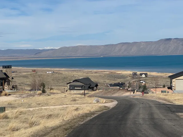 Water view with a mountain backdrop