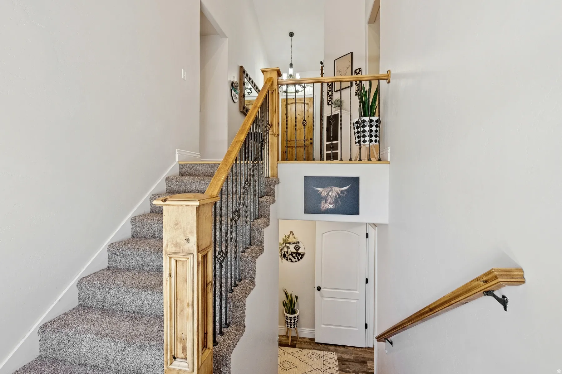 View of stairway