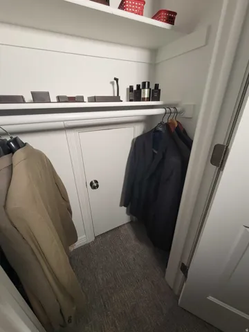 View of closet