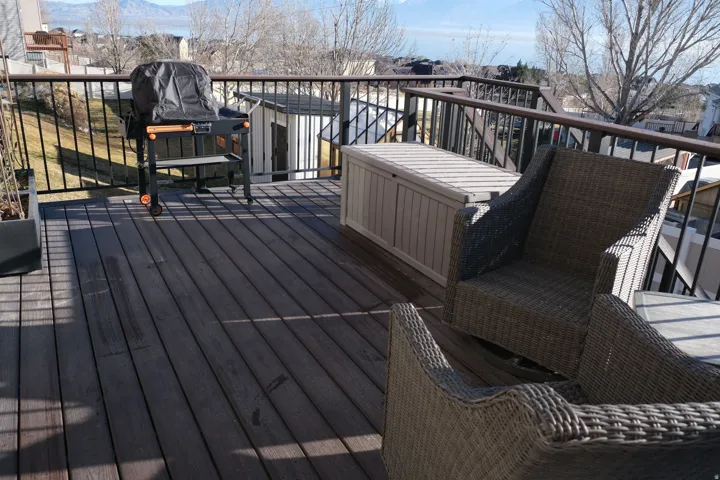 View of deck