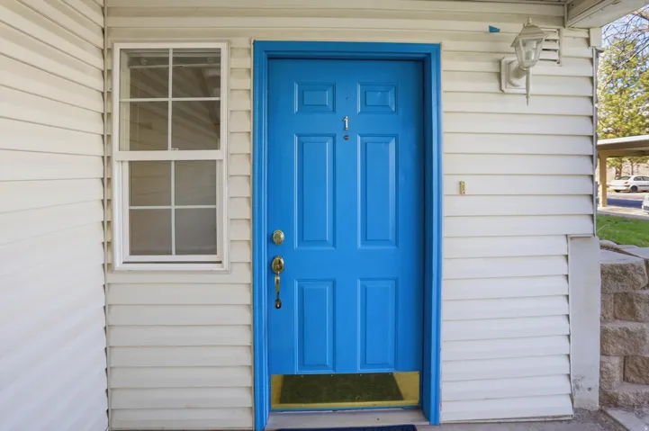 View of exterior entry