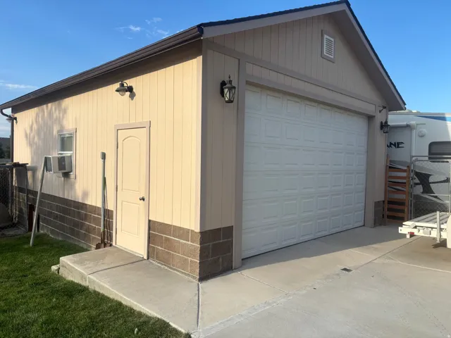 View of additional detached garage