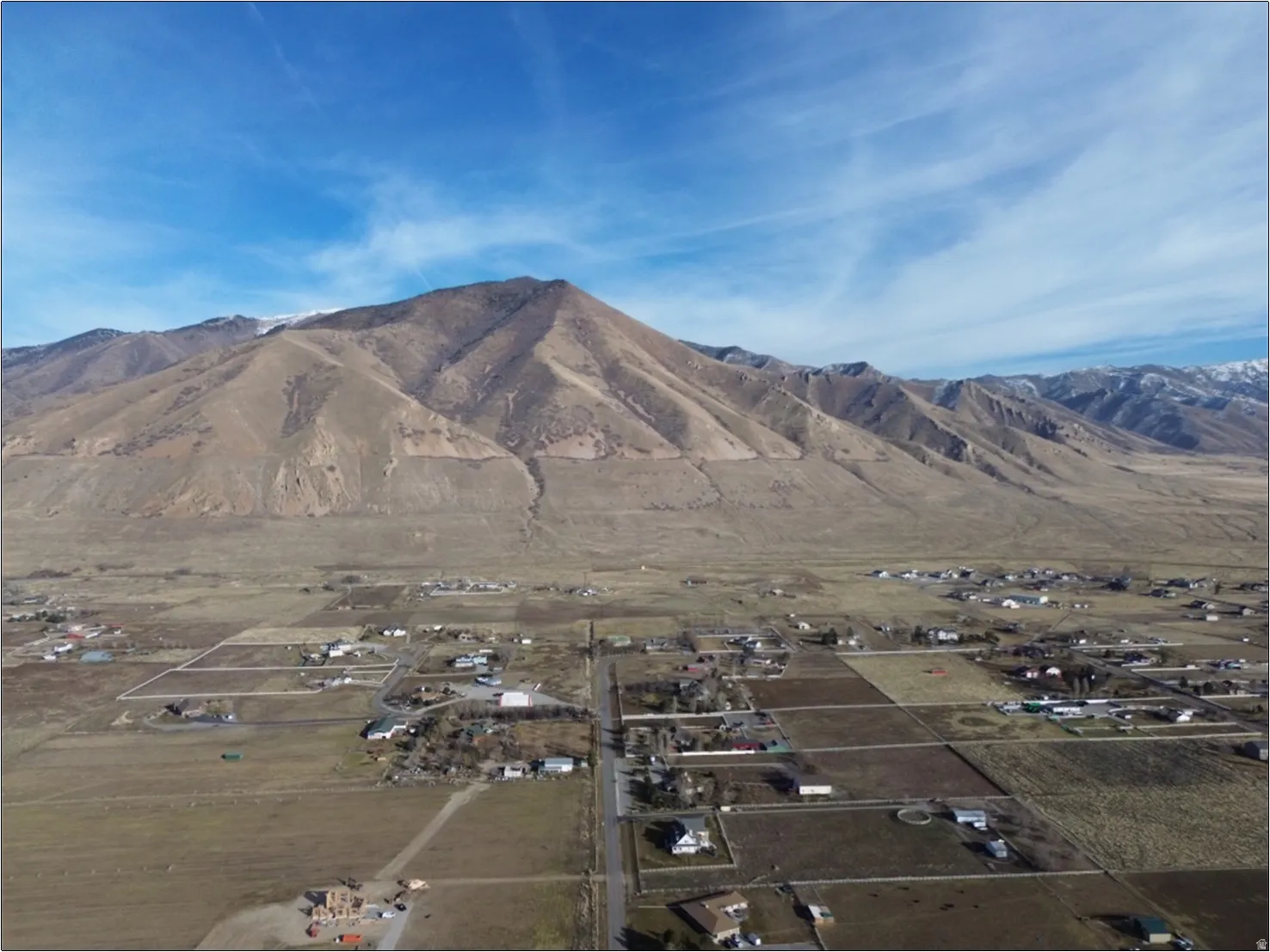 View of mountain background