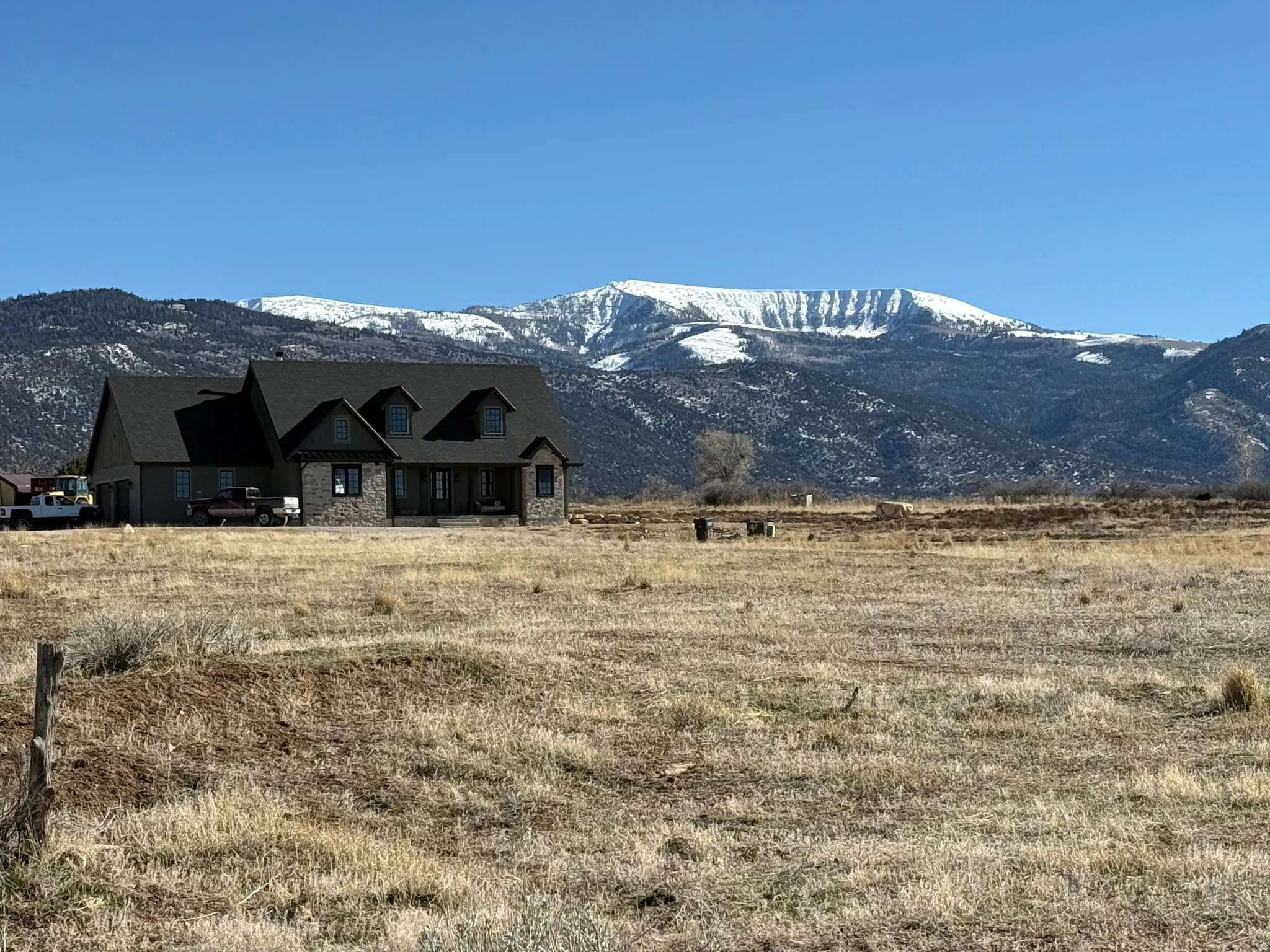 Mountain view featuring rural landscape