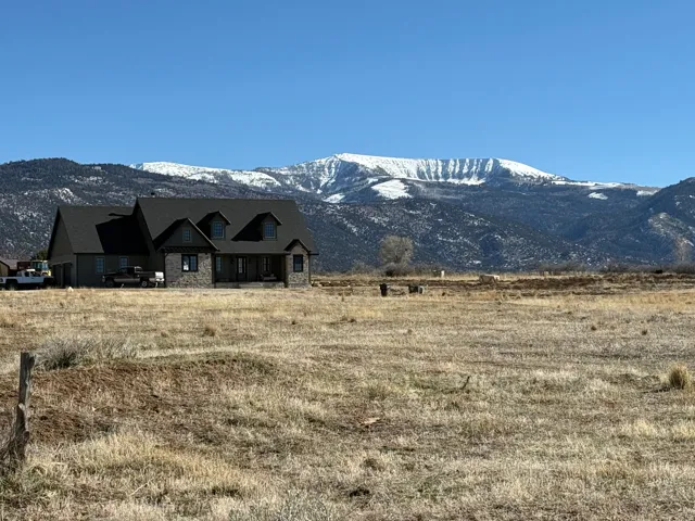 Mountain view featuring rural landscape