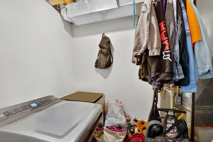 View of laundry room