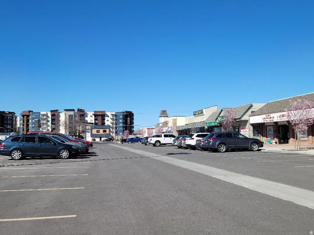 View of uncovered parking lot