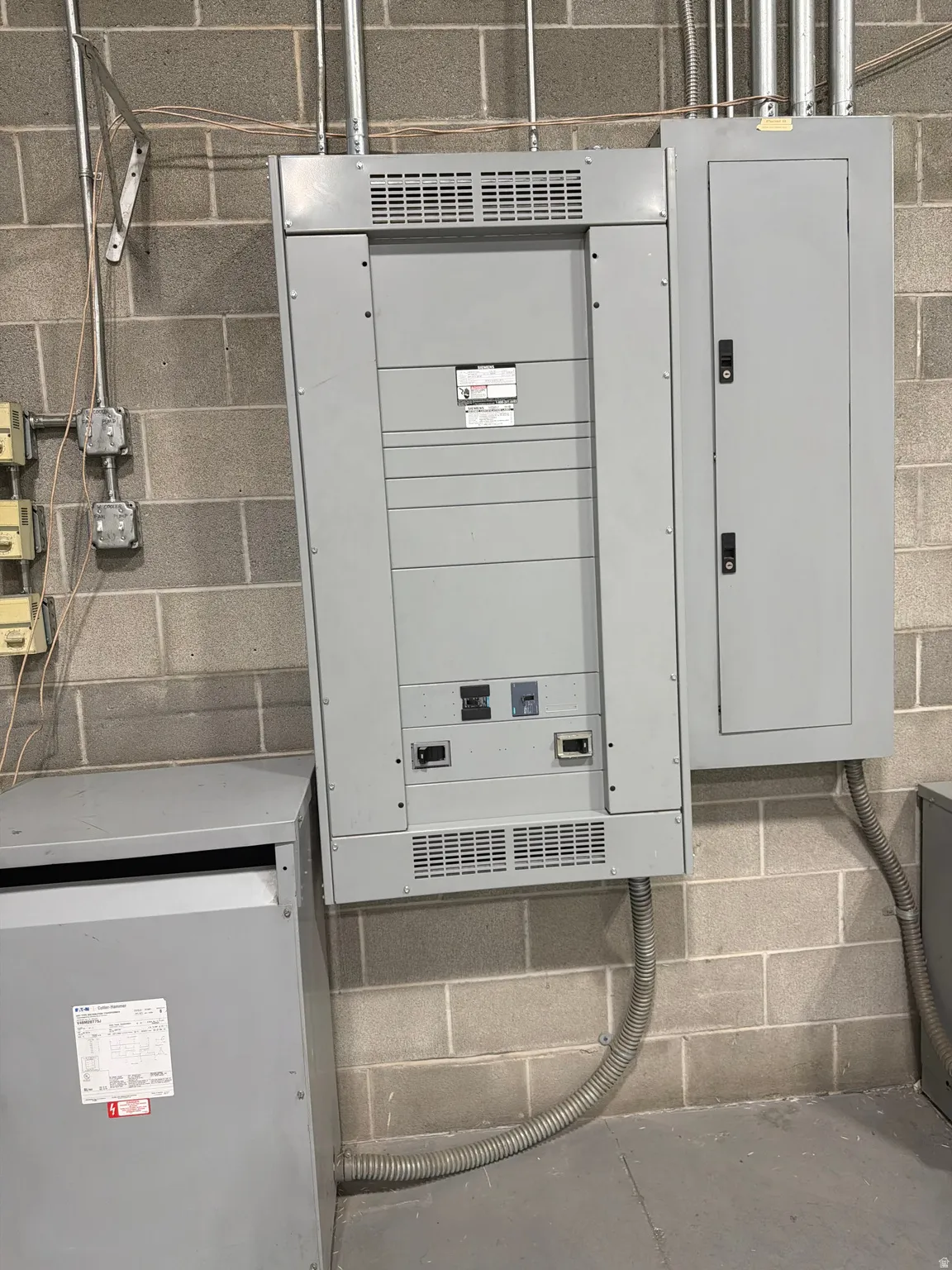 Utilities with electric panel