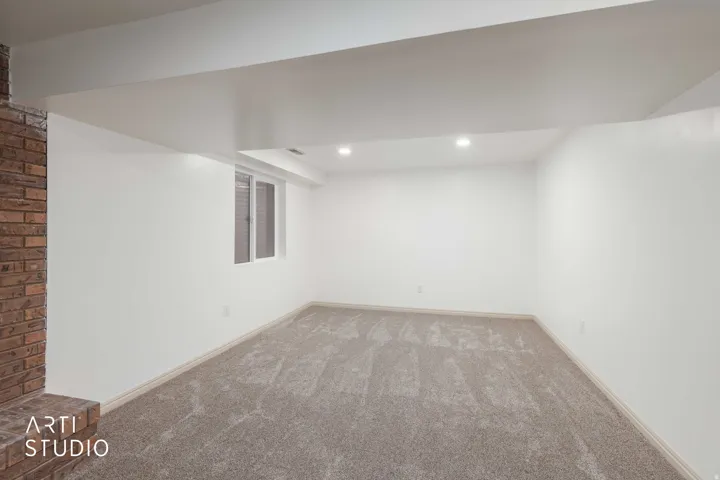 Possible future bedroom or office in the basement